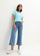 Wide Leg-jeans Mid Waist, Cropped, bonprix