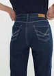 Slim Fit-bermudajeans High Waist, knelang, bonprix