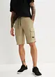 Pull on-bermudashorts med komfortsnitt og cargolommer, Regular Fit, bonprix