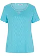 Top med elastikk nede, kort arm, bonprix