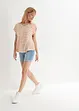 Straight-jeansbermuda, Mid Waist, bonprix
