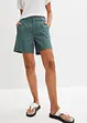 High Waist shorts av tvill, bonprix