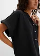Kortermet bluse i musselin, bonprix