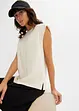 Oversized topp i 100% økologisk bomull, bonprix