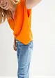 Blusetopp av musselin i 100% bomull, bonprix