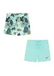 Jersey-shorts til barn (2-pack) av økologisk bomull, bonprix