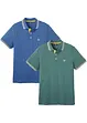 Poloshirt, kortermet (2-pack), bonprix