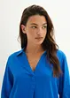 Bluse med 3/4-lang arm og lin, bonprix