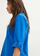 Bluse med 3/4-lang arm og lin, bonprix
