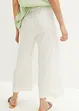 Culotte i lin, legglang, bonprix