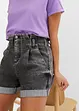 Paperbag jeans-shorts, bonprix