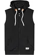 Sweat-vest med hette, bonprix