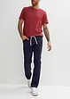 Regular Fit slip on-bukse med stretch og komfortsnitt, Straight, bonprix