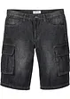Bermudashorts i denim med cargolommer, Relaxed Fit, bonprix