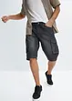 Bermudashorts i denim med cargolommer, Relaxed Fit, bonprix
