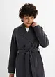 Vinter-trenchcoat med ull-look, bonprix