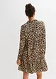 Kjole med animal-print, bonprix