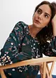 Bluse med print, av bærekraftig viskose, bonprix