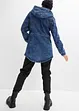 Jeans-parkas med teddypels, bonprix