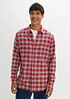 Langermet flanellskjorte med komfortsnitt, John Baner JEANSWEAR