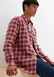Langermet flanellskjorte med komfortsnitt, John Baner JEANSWEAR