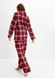 Vevd pyjamas i flanell, bonprix