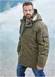 Parkas med komfortsnitt og hette, bpc bonprix collection