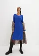 Oversized, ribbestrikket kjole, bonprix