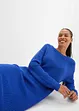 Oversized, ribbestrikket kjole, bonprix