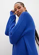 Oversized, ribbestrikket kjole, bonprix