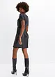 Kjole med knytebelte, imitert skinn, BODYFLIRT boutique
