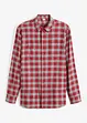 Langermet flanellskjorte med komfortsnitt, John Baner JEANSWEAR