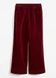 Bukse med stretch og vide ben, High Waist, bonprix