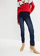 Termojeans med rette ben og elastisk linning, bpc bonprix collection
