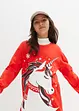 Sweatkjole med vintermotiv, bonprix