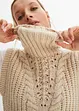 Strikkekjole med bluse-innfelling, bonprix