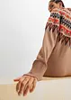 Strikket kjole med koftemønster, BODYFLIRT boutique
