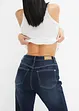 Wide Leg-jeans High Waist, Stretch, bonprix