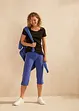 Lang topp med skrift (2-pack), bonprix
