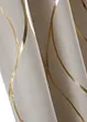 Lystett gardin med glansprint, med resirkulert polyseter (1-pack), bonprix