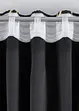 Lystett gardin med glansprint, med resirkulert polyseter (1-pack), bonprix