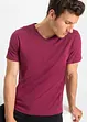 T-skjorte med V-hals (3-pack), bonprix