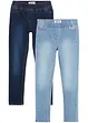 Jeggings Mid Waist (2-pack), bonprix