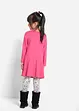 Jerseykjole+leggings med dukkekjole (3-delt sett), bonprix