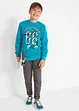 Sweatshirt i ren økologisk bomull (2-pack), bonprix