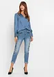 Slim Fit-jeans, Mid Waist, cropped, bonprix