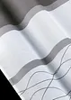 Gardin med stripe-print og resirkulert polyester (1-pack), bonprix
