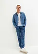 Jeansskjorte i ren bomull, bonprix