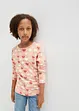 Langermet shirt av økologisk bomull for barn (3-pack), bonprix