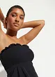 Bandeau tankini med vaflet topp (2-delt sett), bonprix